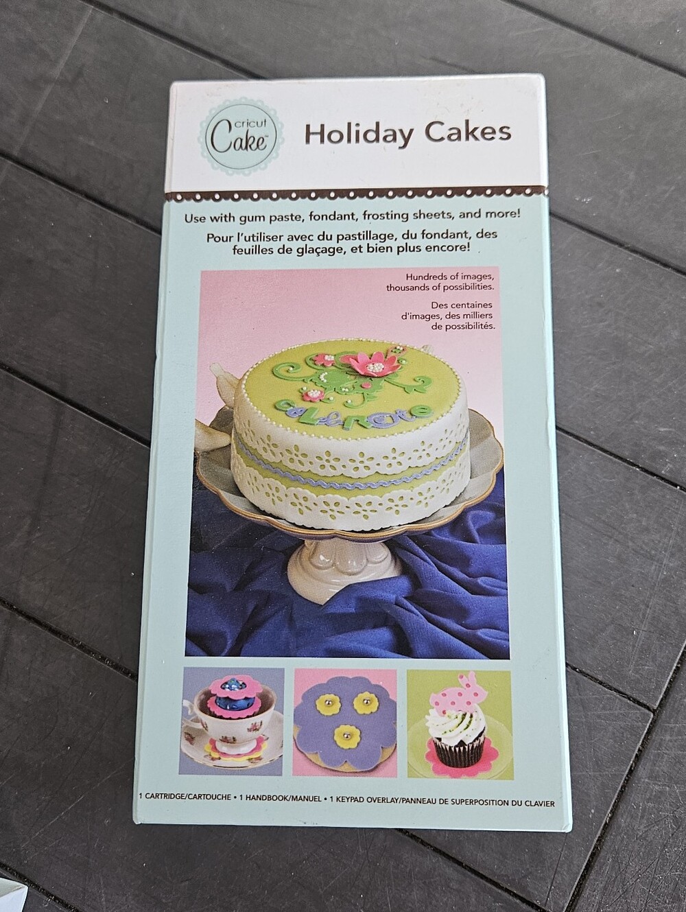 CRICUT‎ CAKE Cartridge~HOLIDAY CAKES~100s of Images.